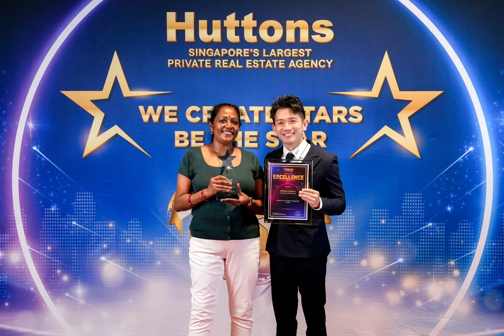 Huttons Champion — Certificate of Excellence