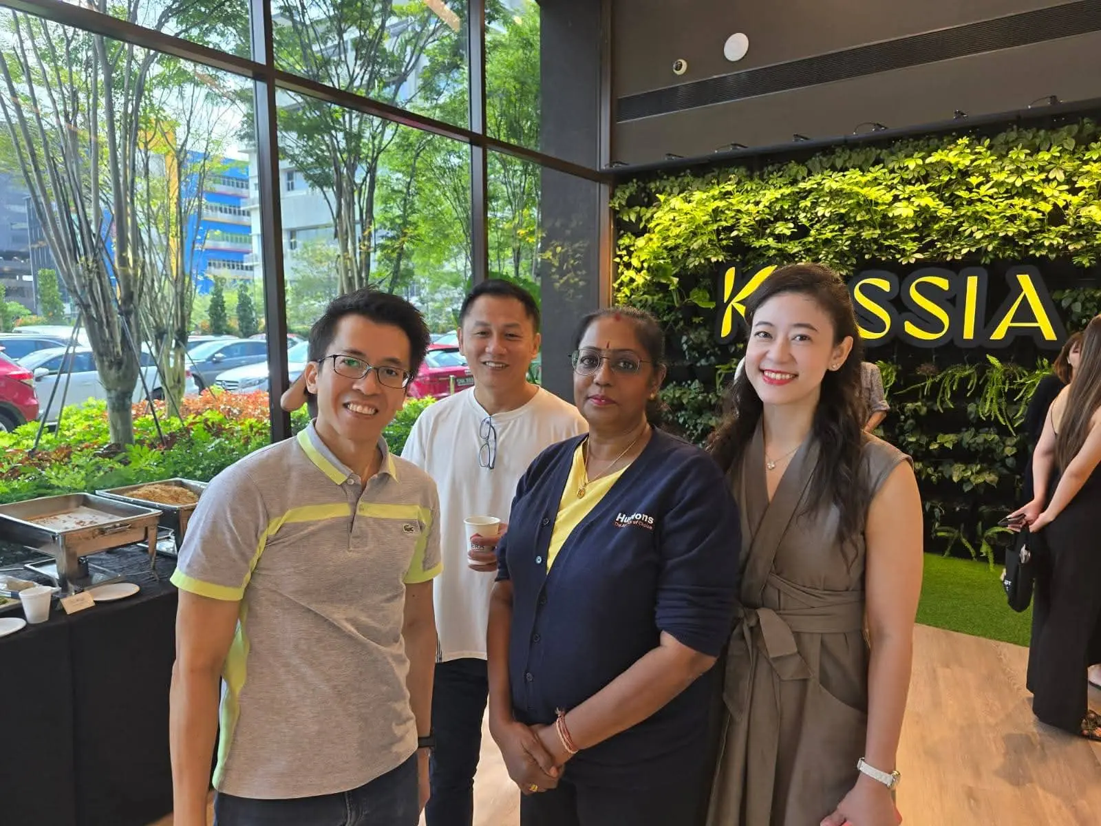 Kassia launch with colleagues