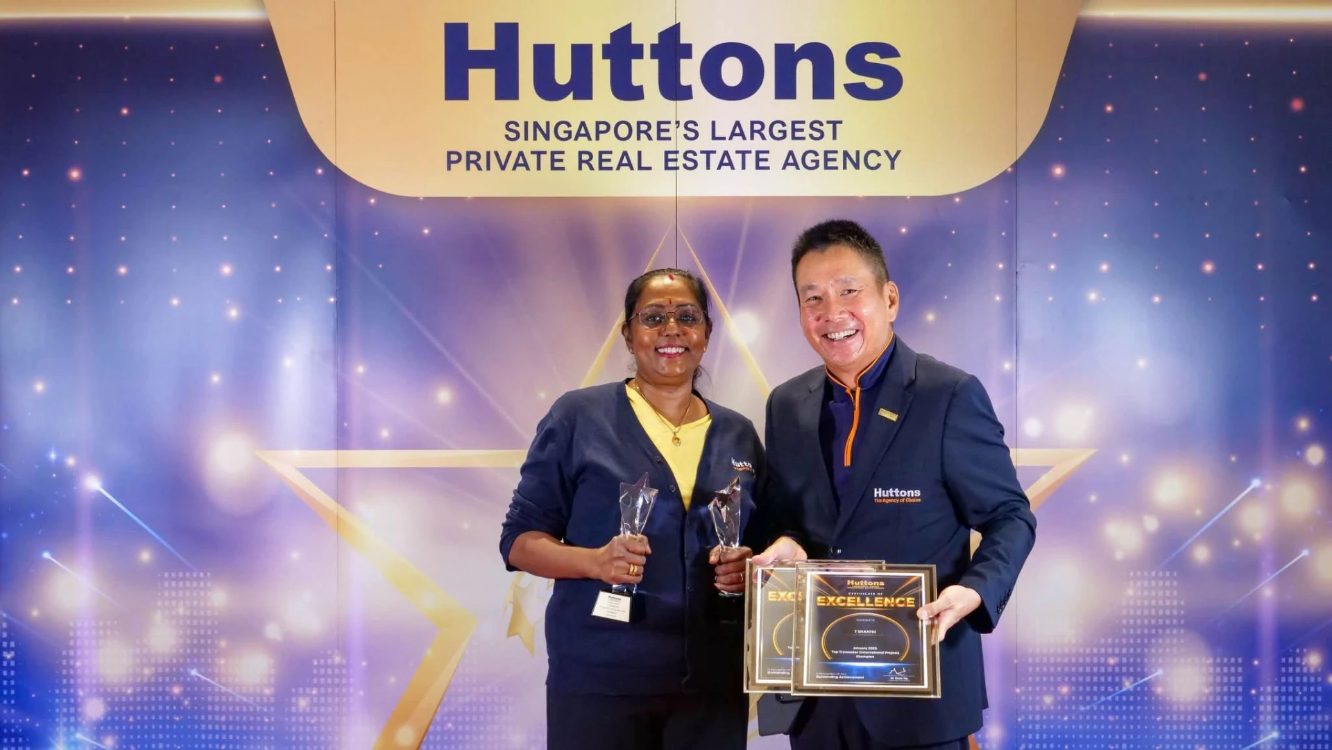 Certificates of Excellence — Top Transactor (International Project) Champion, January 2025